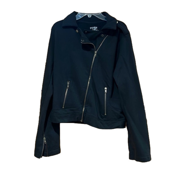 Piper & Blue Biker Jacket Woman's Size Medium - Picture 1 of 6